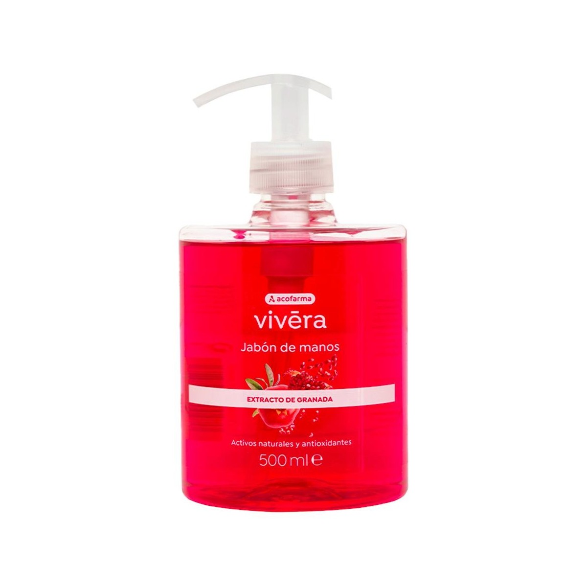 Acofar Vivera Jabon Manos Extracto Granada 500 Ml