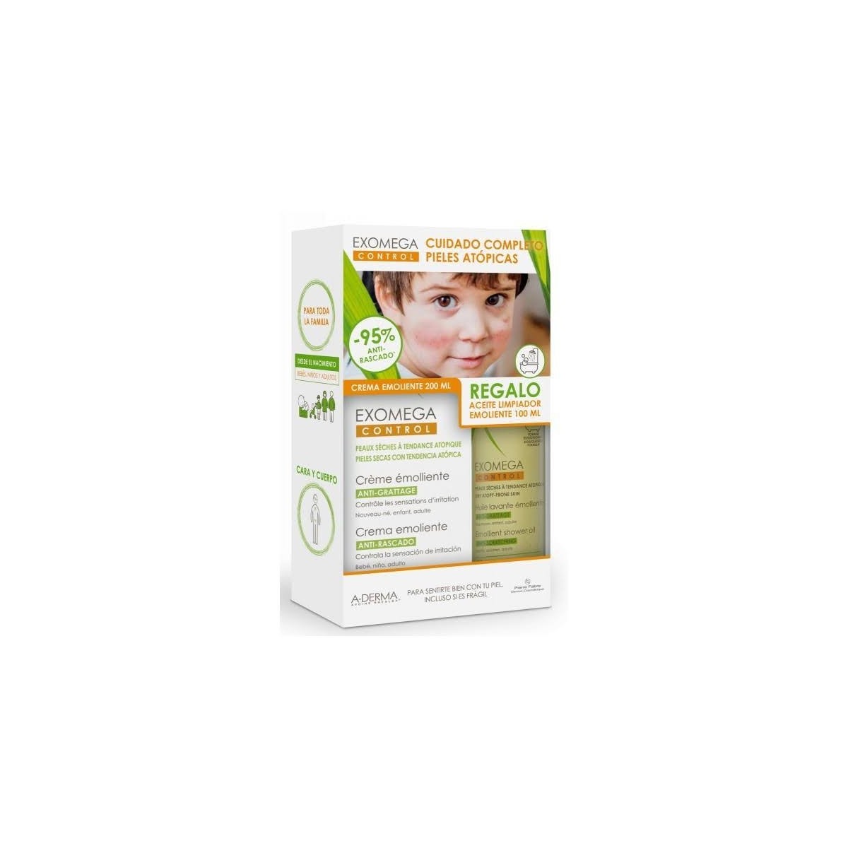 A-Derma Exomega Control Crema Emoliente 200 ml